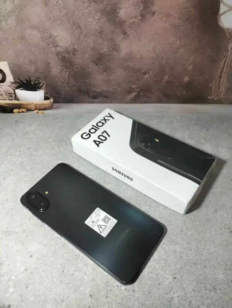 Samsung a07 ram 4/64 mulus lengkap