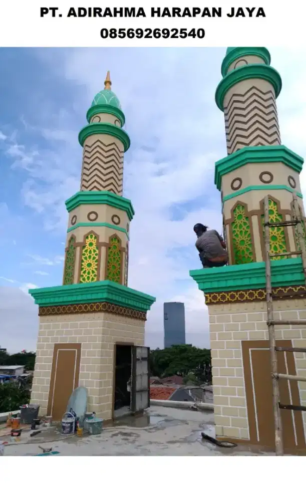Harga Menara GRC Masjid Lengkap dan Berkualitas Ciledug