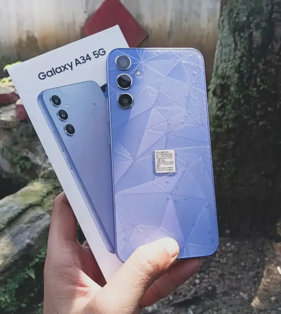 Samsung A34 5G 8/256GB Fullset Full Ori Sein No Minus