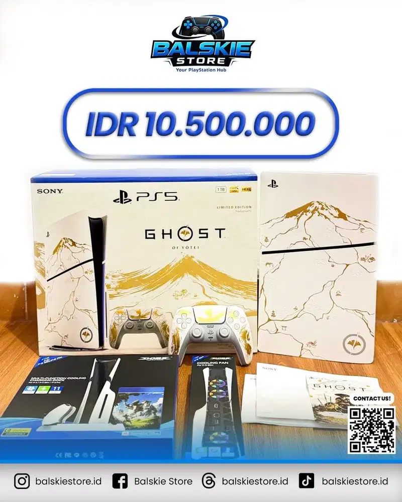 PS5 SLIM DISC GHOST OF YOTEI EDITION JAPAN