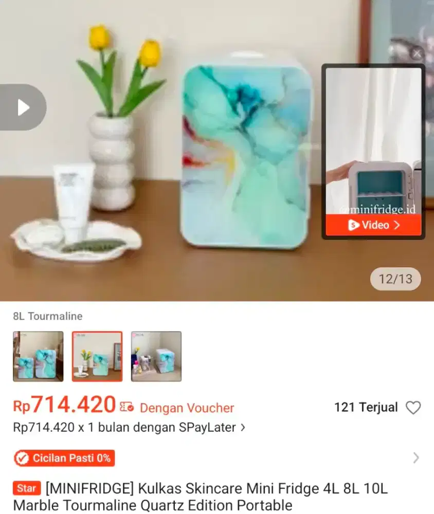 Minifridge ( Kulkas Kecil) 8 L