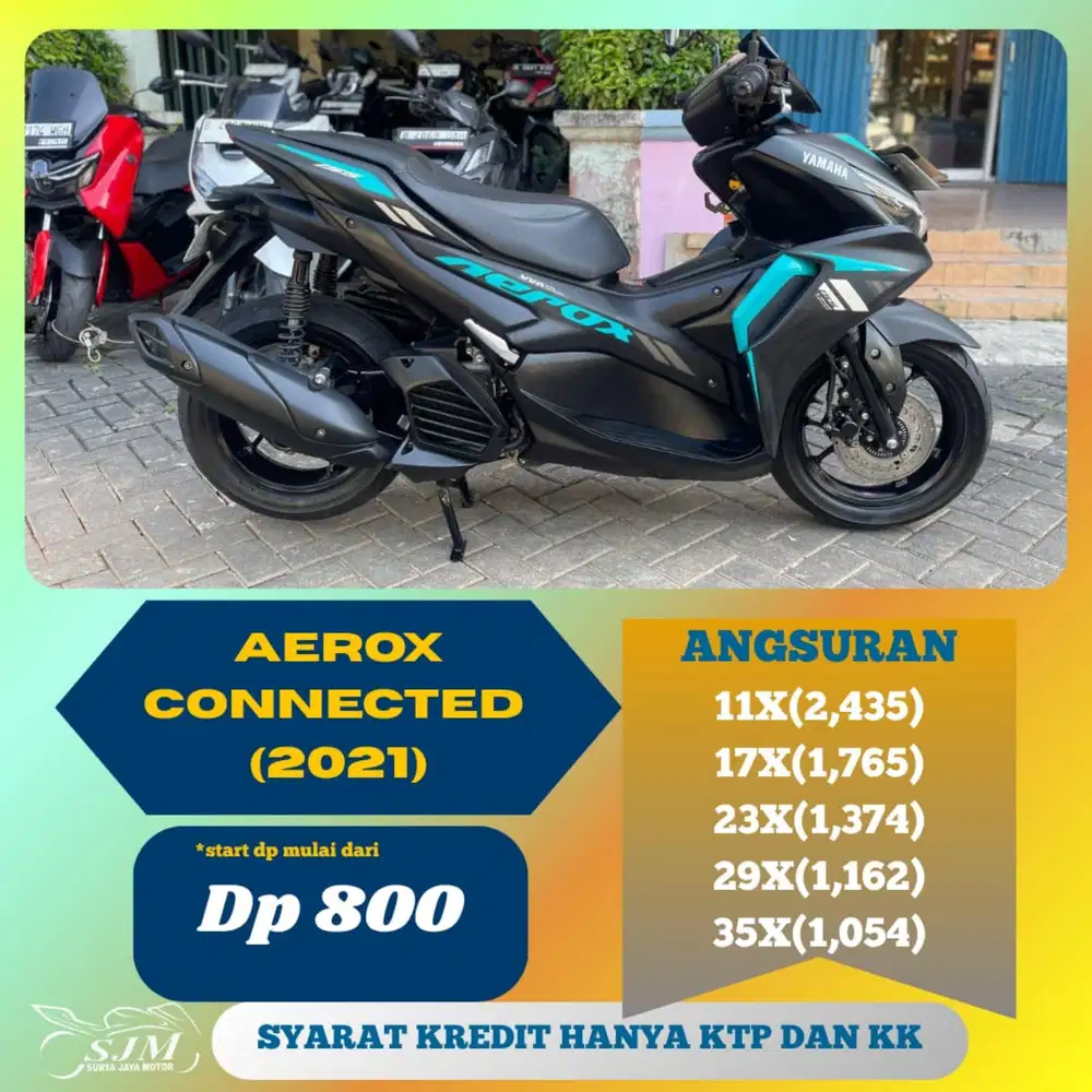 YAMAHA AEROX CONNECTED 2021 SIAP GASSS