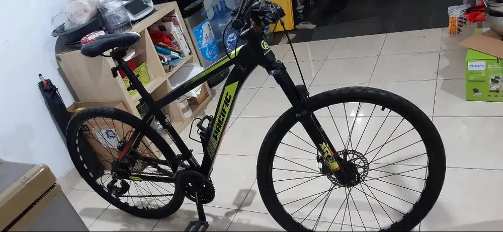 SEPEDA PACIFIC INVERT 200 MTB 27.5 alloy sepeda gunung 7 speed shimano