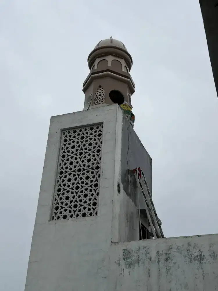 Pembuatan Menara GRC Masjid Custom Area Petukangan Ciledug