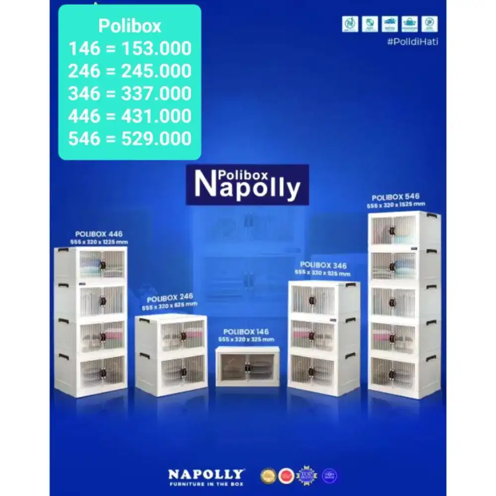 Aneka Kontainer Box Napolly Polibox Murah Area Jogja(dwi)