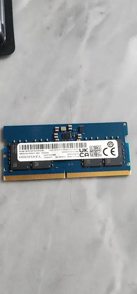 2 Unit DDR5 - 12GB Memori Laptop Merk RAMAXEL