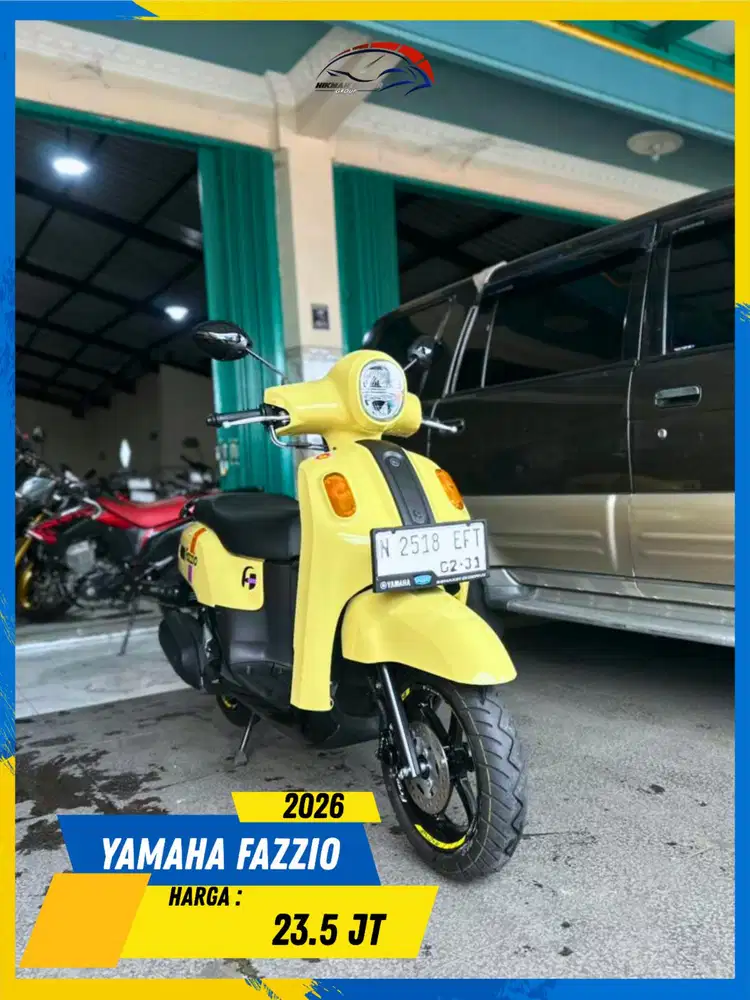YAMAHA FAZZIO 2026 BEKAS RASA BARU BOSSKU HIKMAH MOTOR KEPUH MALANG