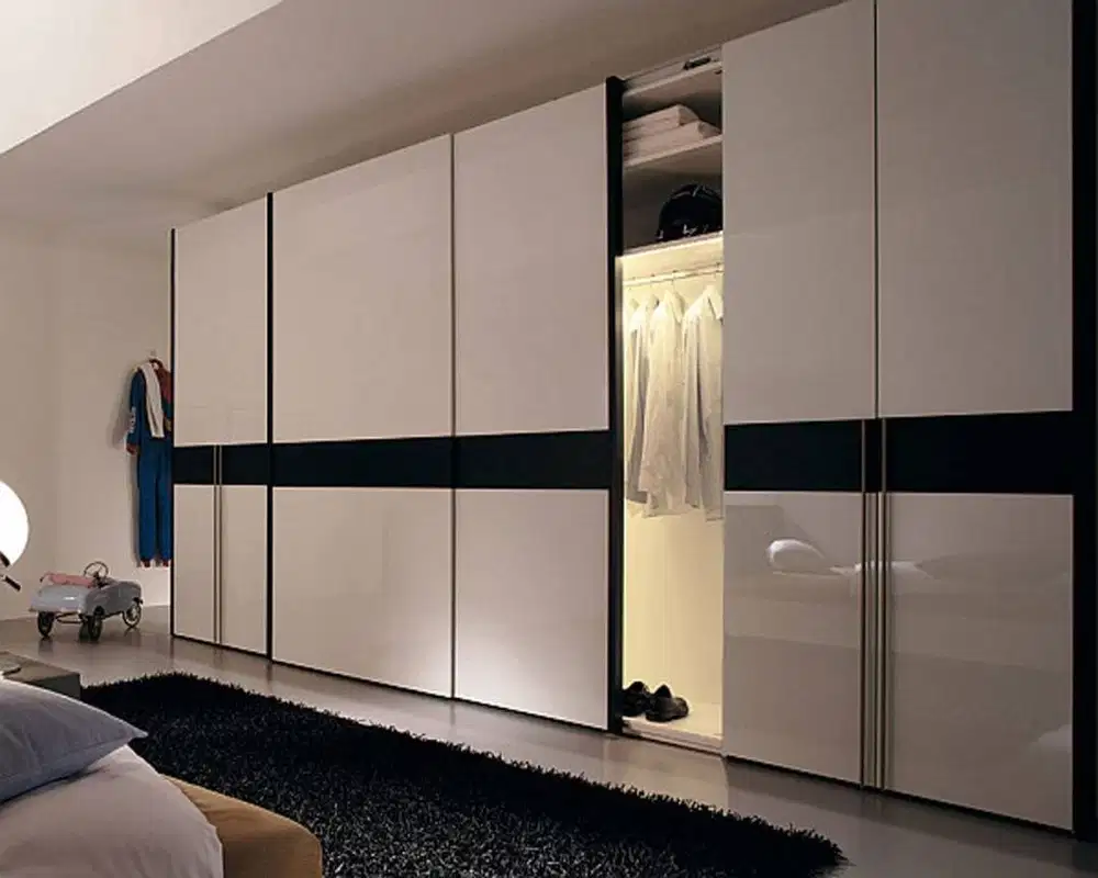 Lemari Pakaian Kamar Minimalis Custom Wardrobe Tempah Perabot Medan