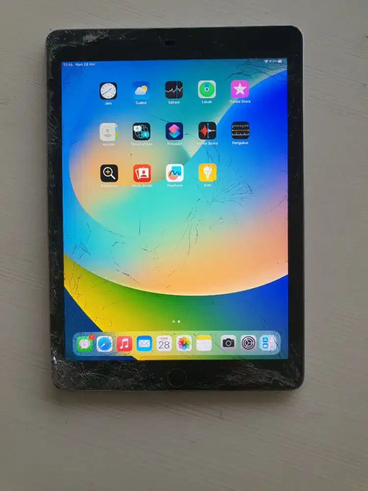 Ipad pro 9,7 ichi bebas reset wifi and seluler minus retak 1000 normal