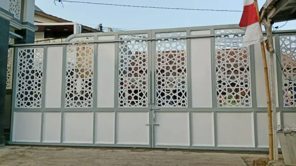 Kanopi, Pagar, Pintu dan Konstruksi Baja