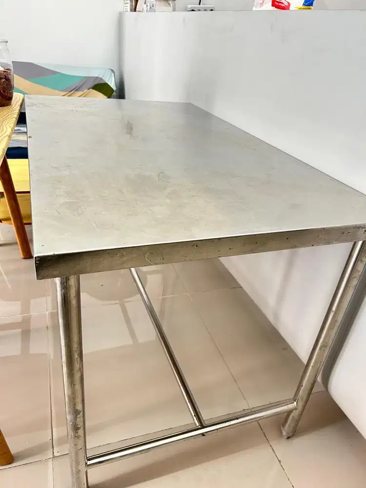 Meja Stainless uk 120x70x74