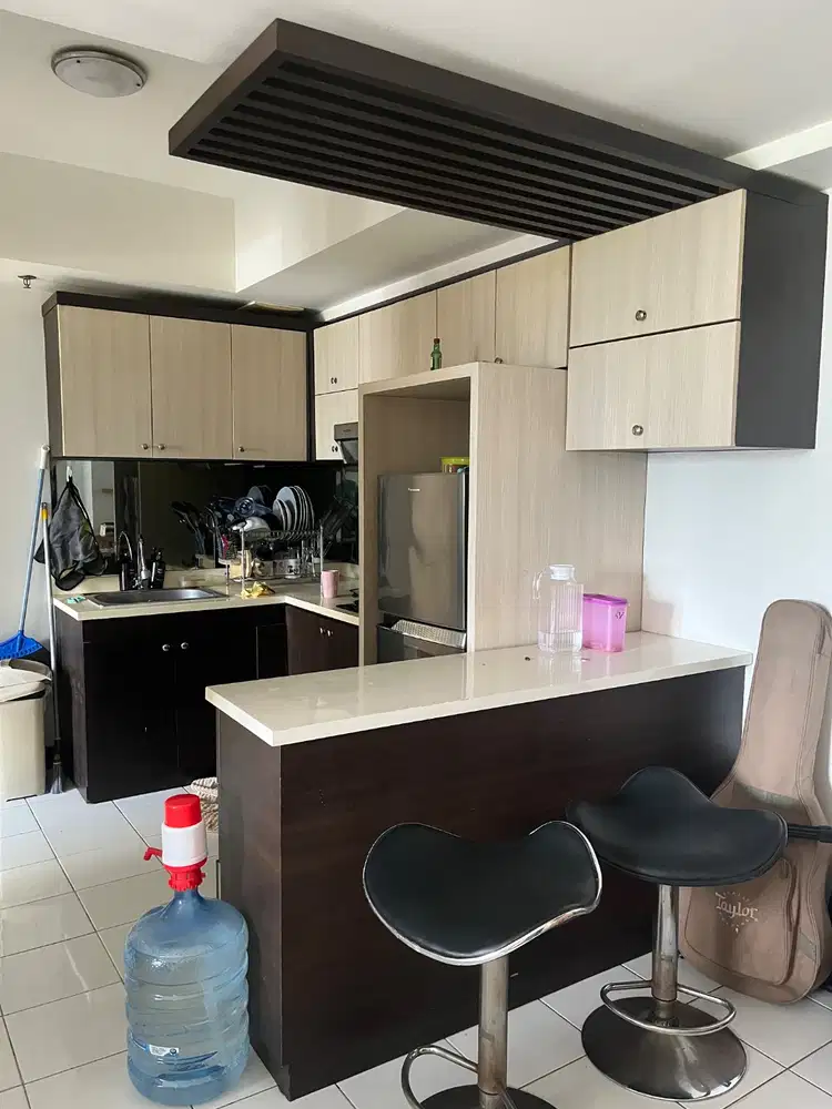 Kitchen set sudut dan island table sudut bekas berkualitas