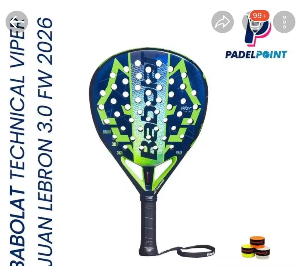 BABOLAT TECHNICAL VIPER JUAN LEBRON 3.0 FW 2026