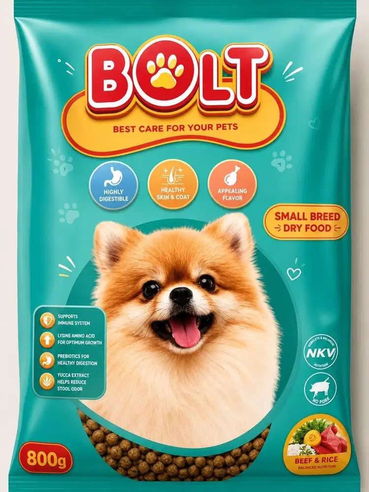 dog food bolt small breed 800 gr