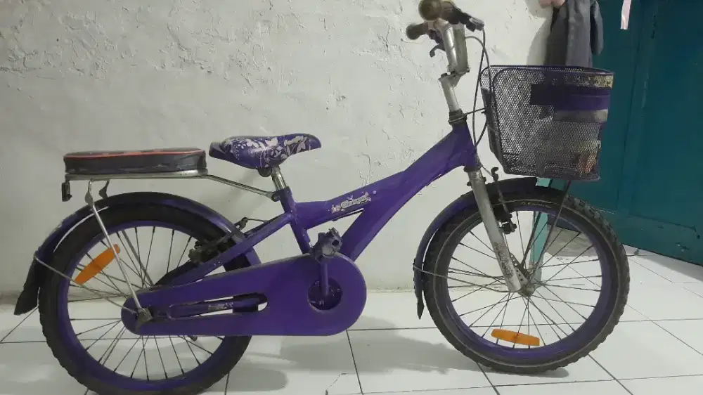 Sepeda wimcycle anak perempuan ukuran 18