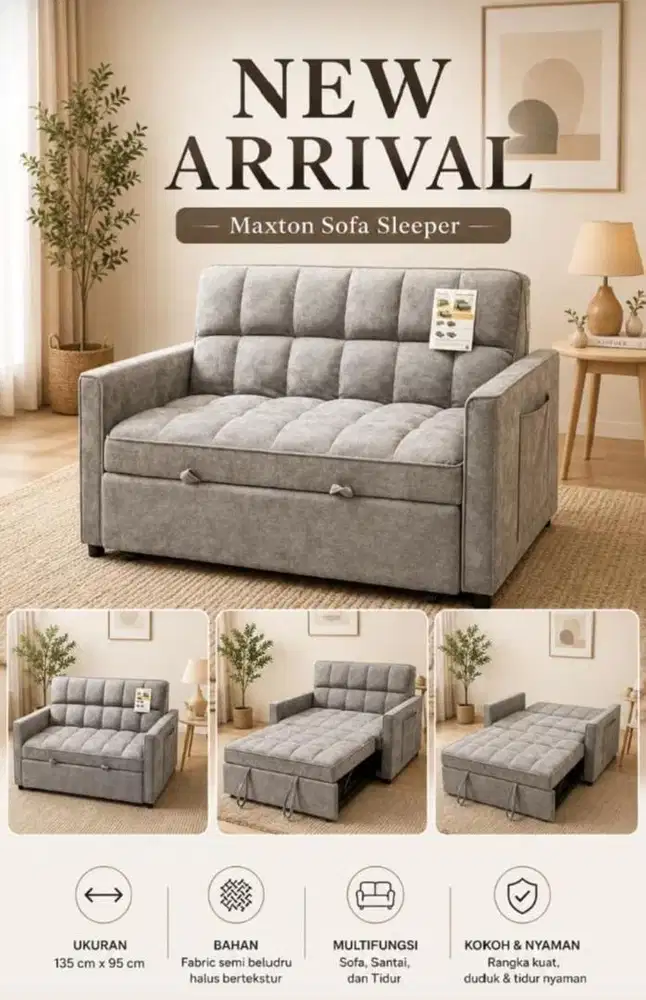 SOFA SANTAI BISA REBAHAN