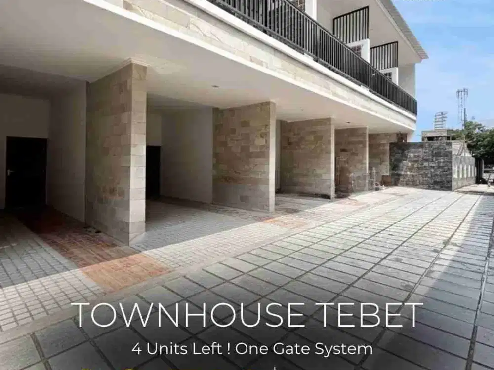 SISA 2 UNIT‼️RUMAH DALAM TOWNHOUSE DI TEBET !