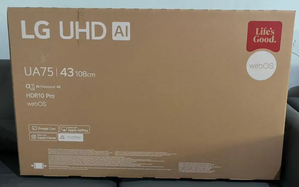 LG UHD AI UA75 43 Inc