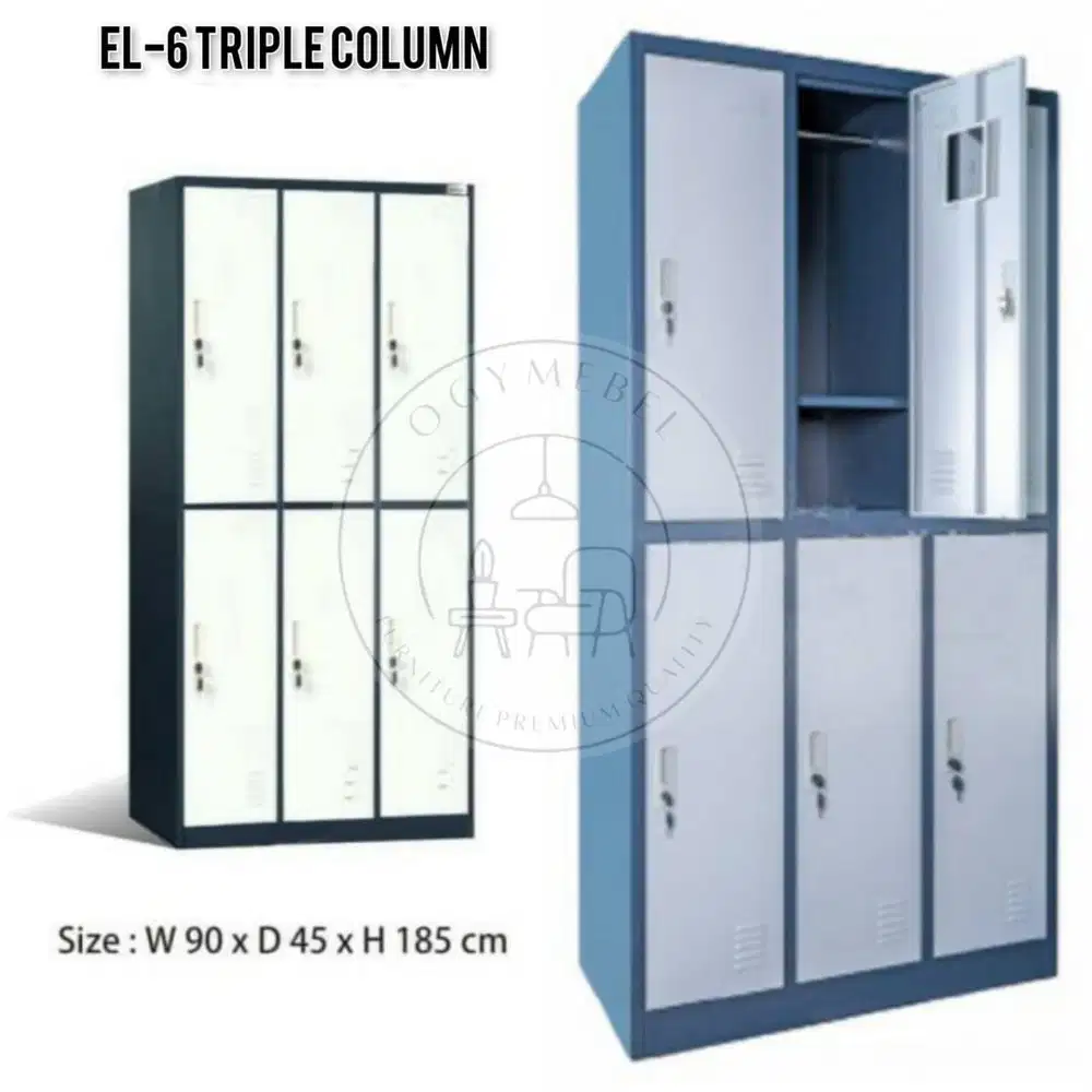 PROMO LOKER BESI 6 PINTU +