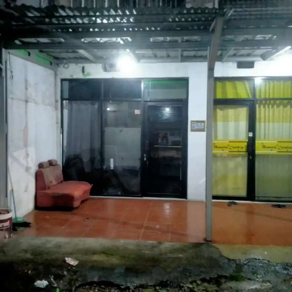 Disewa ruko dan rumah tinggal 1 lantai pinggir jalan