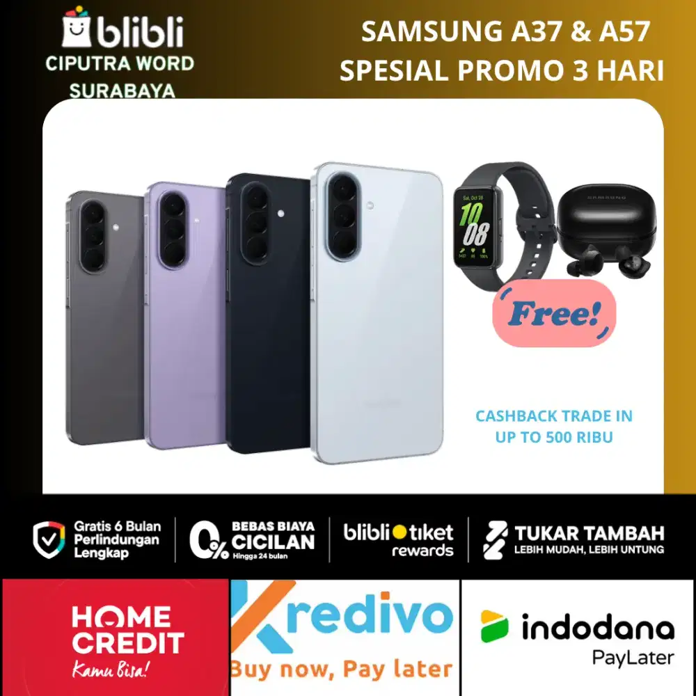 Samsung A57 Dan A37 5G Bergaransi Resmi Spesial Promo 3 Hari