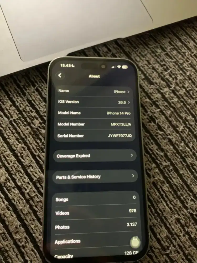 Iphone 14Pro 128 Beacukai
