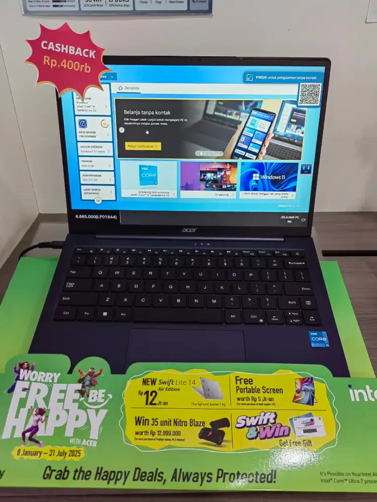 KREDIT LAPTOP ACER PROMO CICILAN  TANPA DP