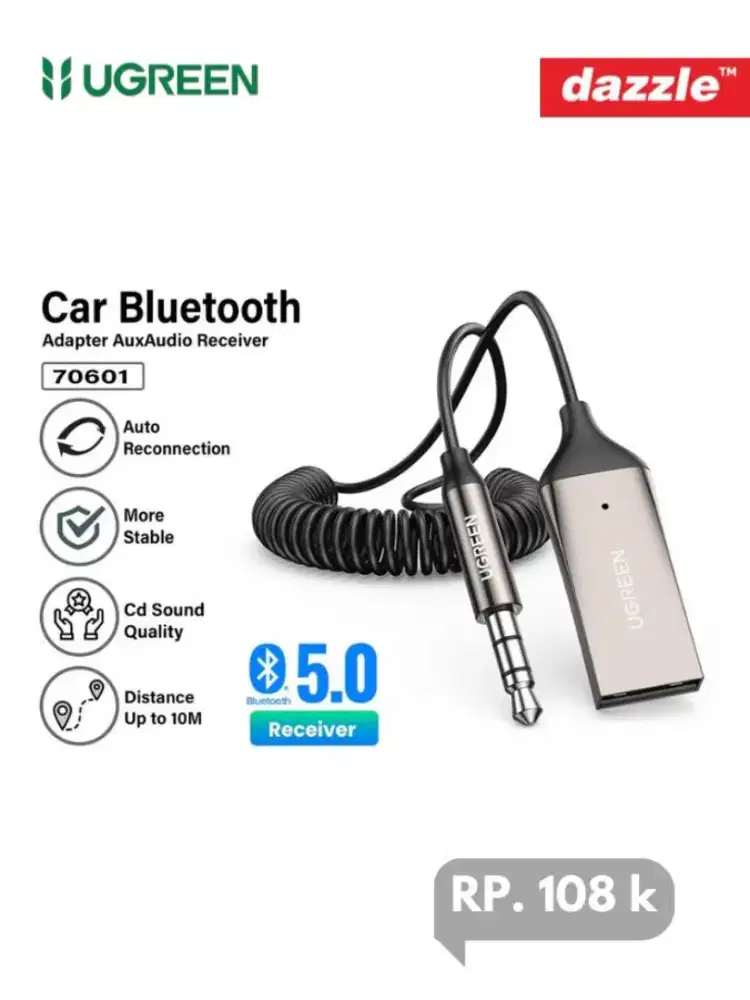 Receiver Aux car bluetooth ugreen