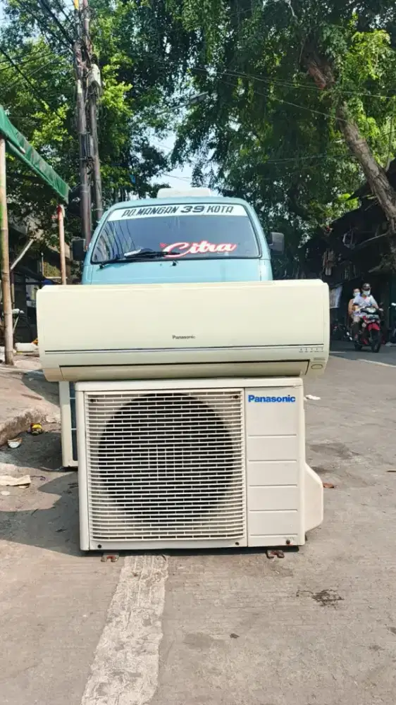 AC Panasonic 1,5 PK  second + pasang free ongkir jabotabek