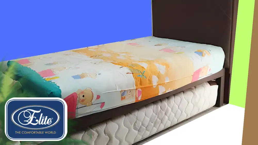 Kasur Tarik / Springbed 2-in-1 merk Elite original