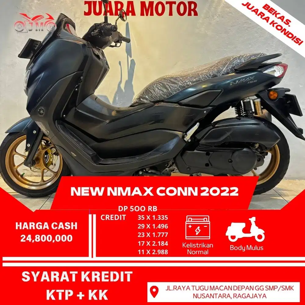 NEW NMAX 2022 KEYLESS SURAT LENGKAP CREDIT DP 500 RB ANGSURAN RINGAN