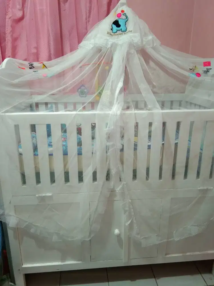 Box bayi + Box bawah penyimpanan