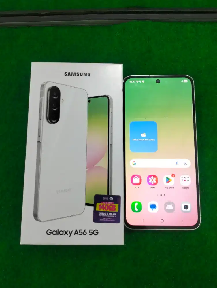 samsung A56 ram 8/256gb lengkap mulus