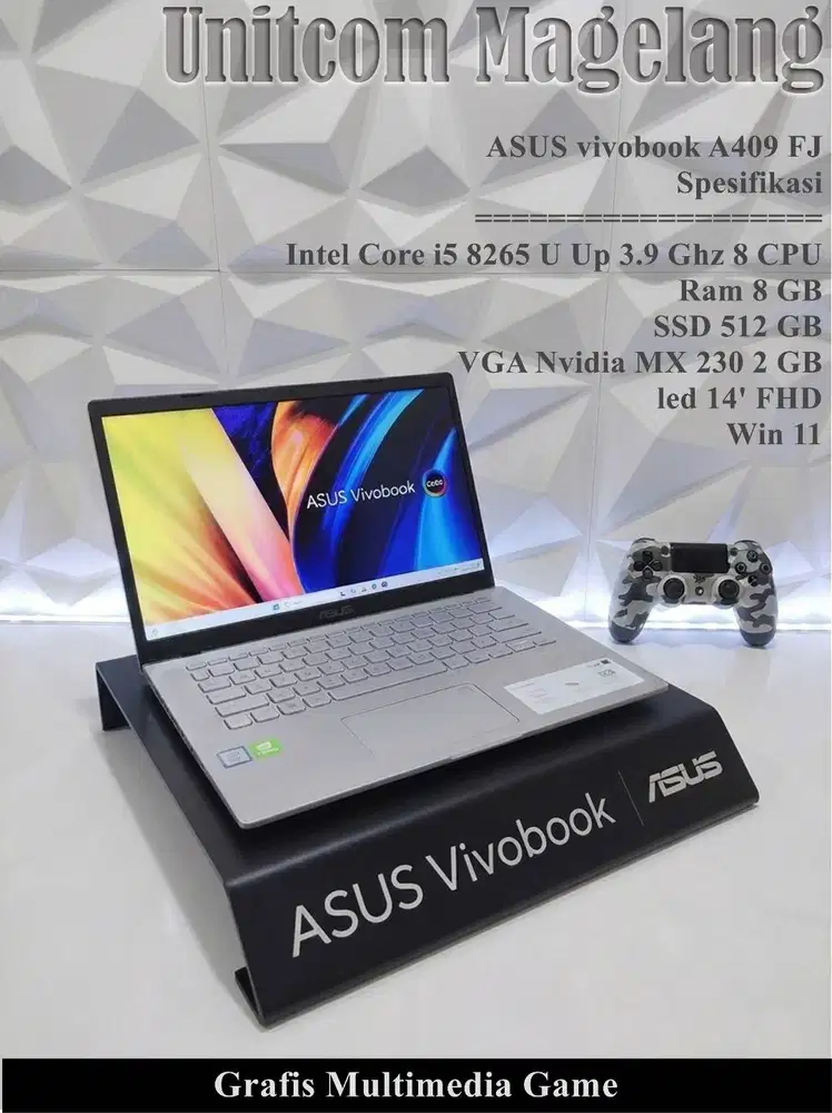 ASUS vivobook A409 FJ i5 8265 U II 8 GB II NVME 512 II Nvidia MX 230 2