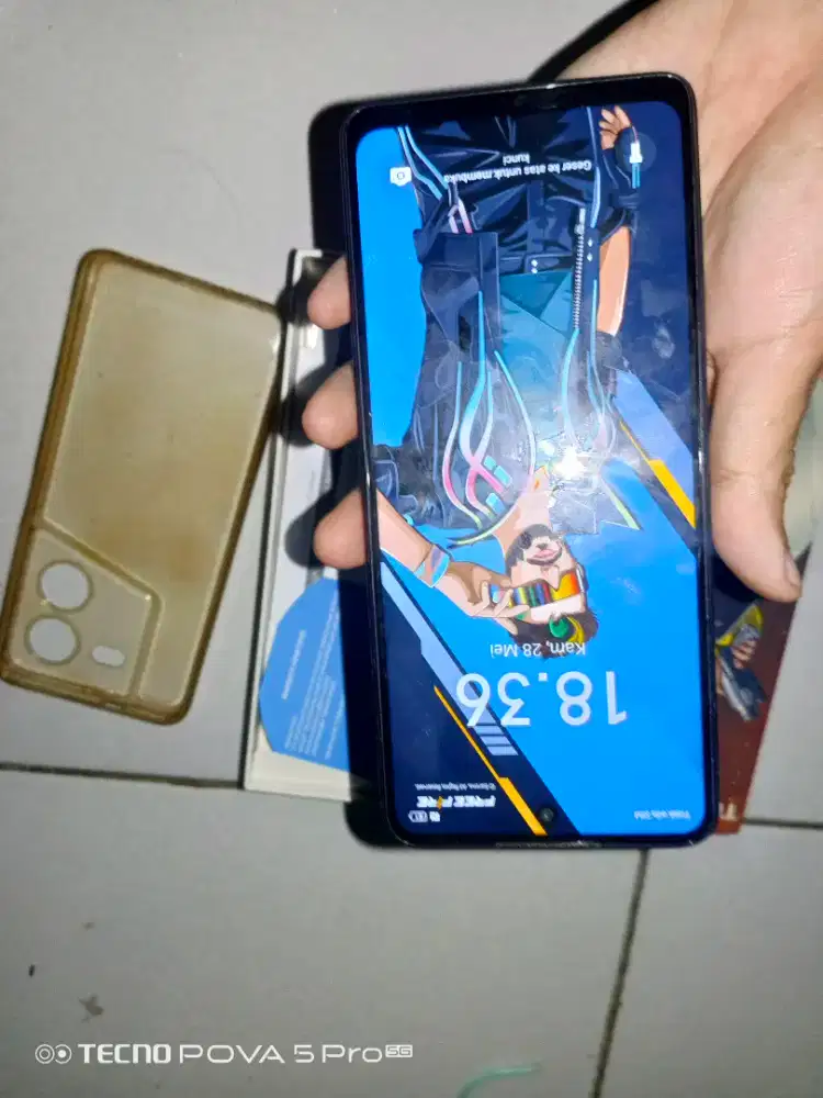 .Tecno pova 5
8+8(256)
kelengkapan hp +dus
nota beli
