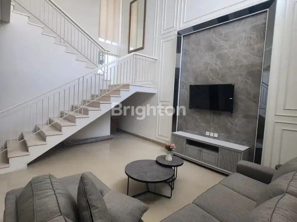 Rumah Manyar Jaya Lebar 4 Row Mobil Semi Furnish Surabaya Timur