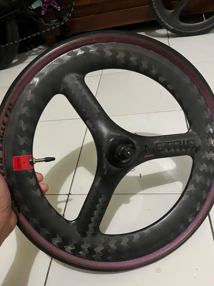Wheelset Carbon Metric Rimbrake Frontonly