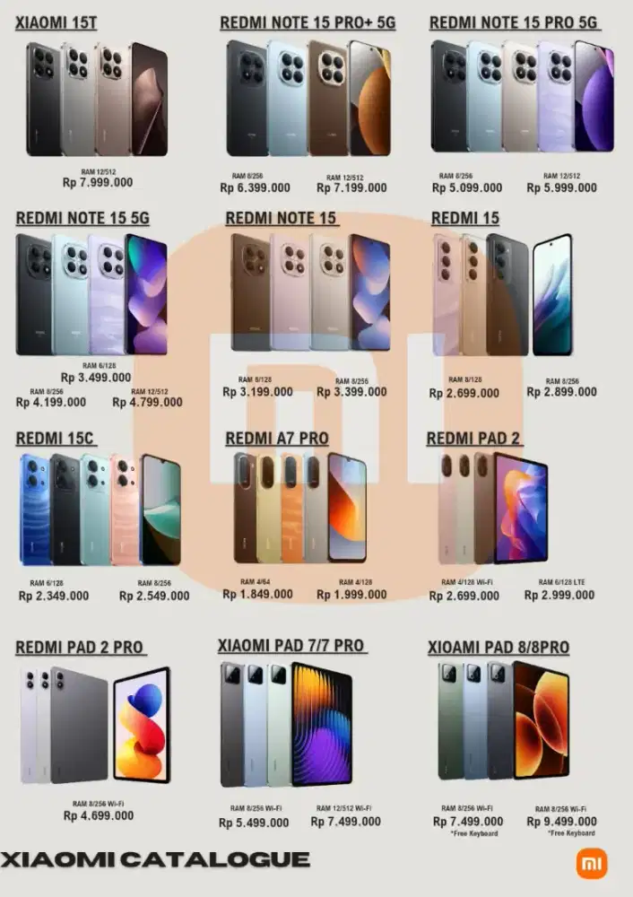 New Price List, Redmi Note series