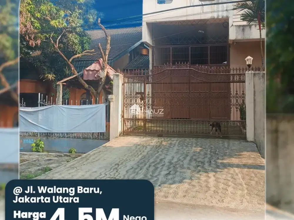 (SPDY) DI JUAL RUMAH DI JL. WALANG BARU,JAKARTA UTARA