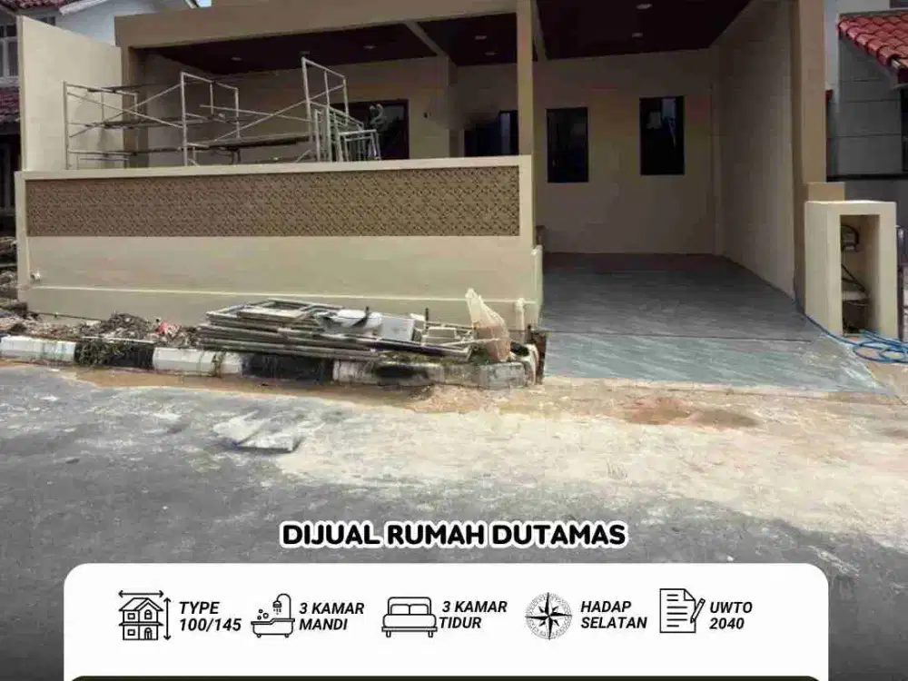 Dijual cepat Rumah Dutamas batam center