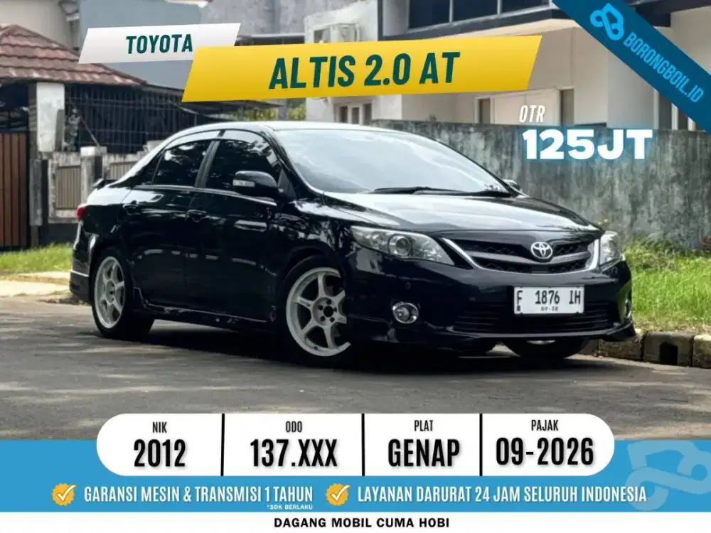 Altis 2.0 AT 2012 hitam full modif