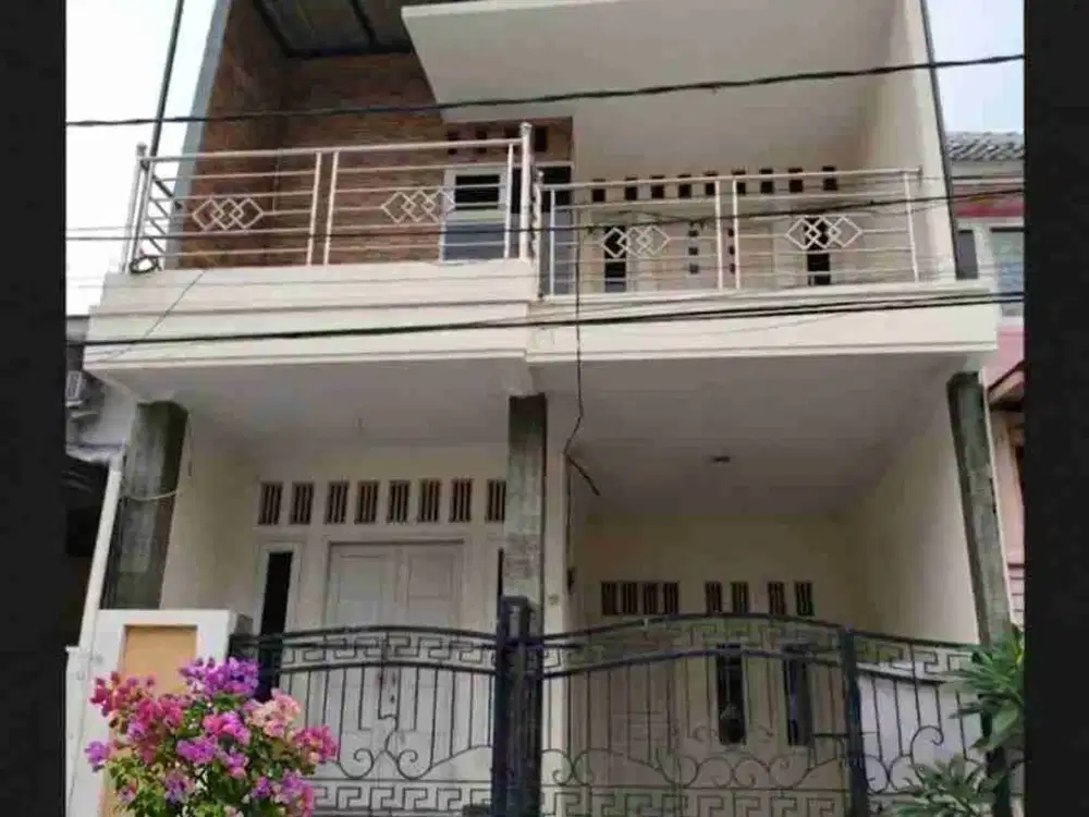 rumah 2 lantai siap huni di duta bumi harapan indah bekasi