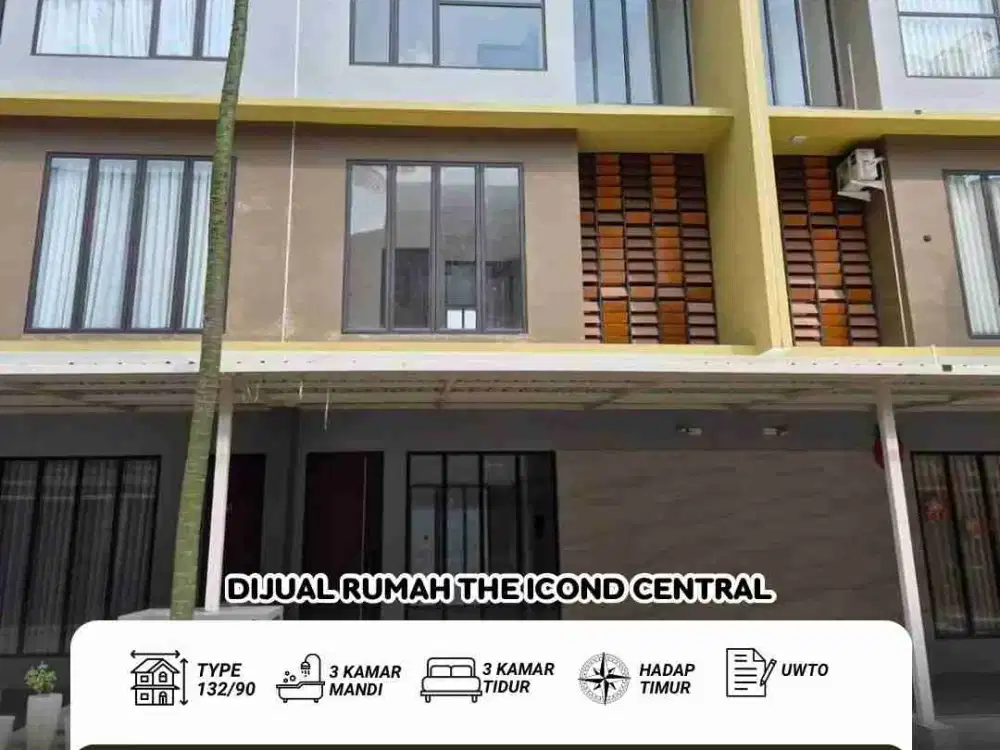 Dijual cepat rumah the icon central batam center