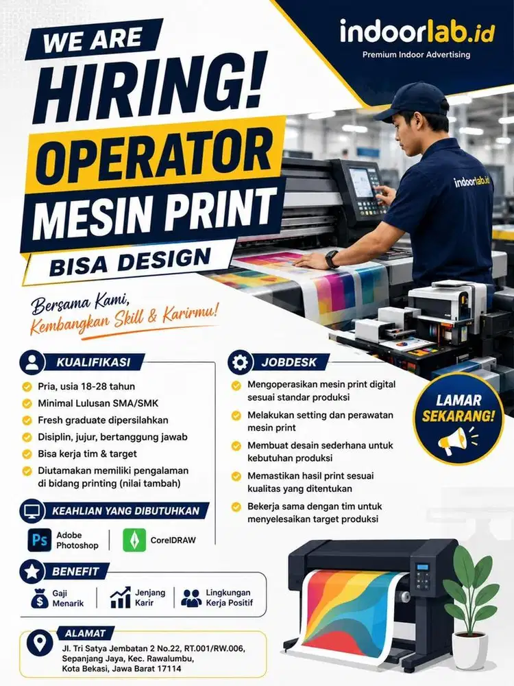 Lowongan Kerja Operator Mesin