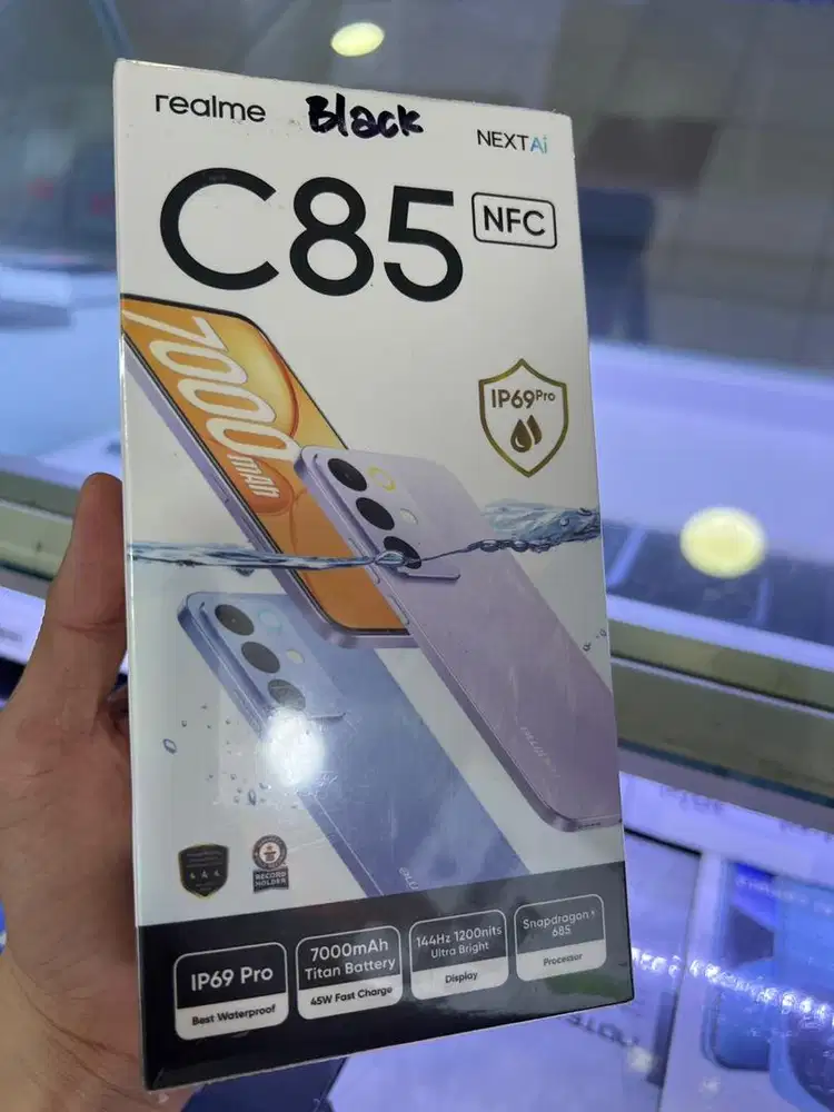 Realme C85 NFC ram8/256gb new garansi resmi realme ready