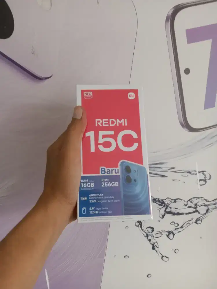 [ Fast respon WA ] Xiaomi Redmi 15c NFC 8+8/256 Garansi resmi 15bln