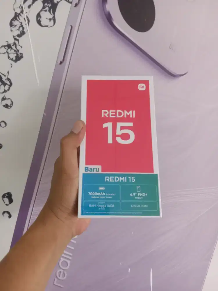 [ Fast respon WA ] Xiaomi Redmi 15 NFC 8+8/256 Garansi resmi 15bln
