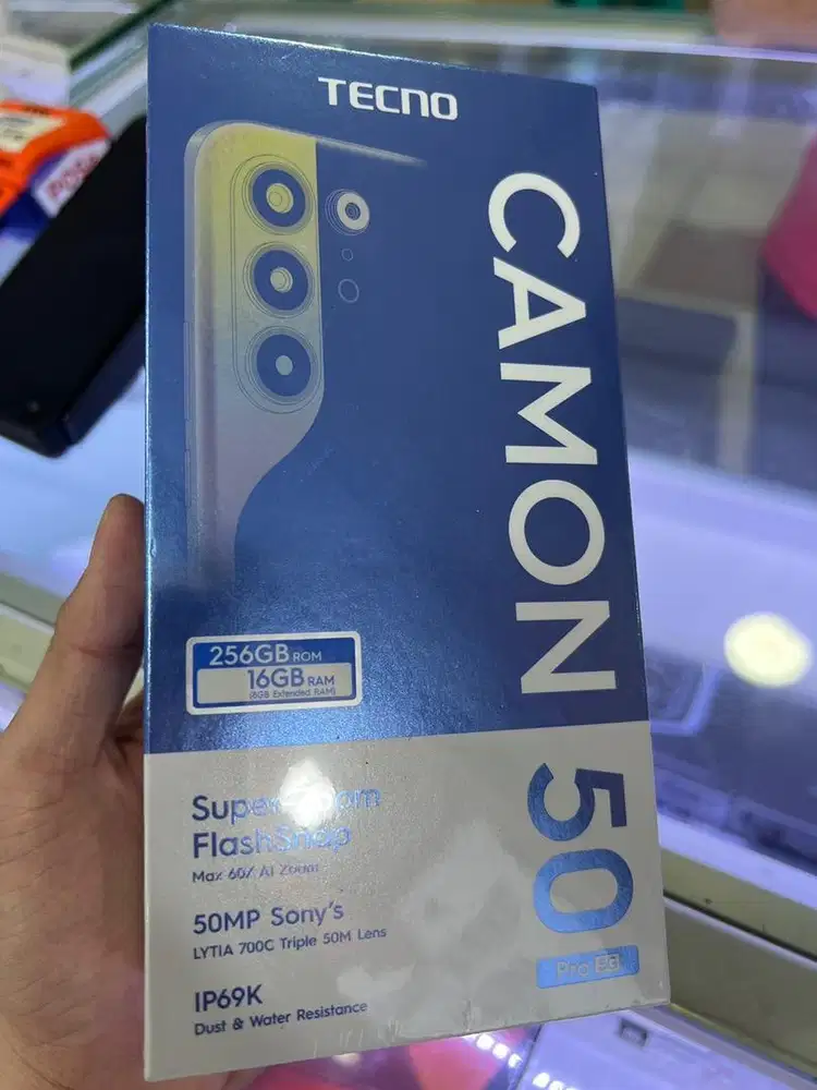 Tecno Camon 50PRO 5G ram8/256gb new garansi resmi tecno ready