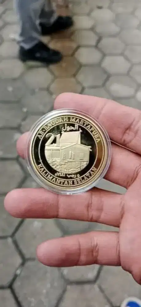 Gold plated coin limited edition