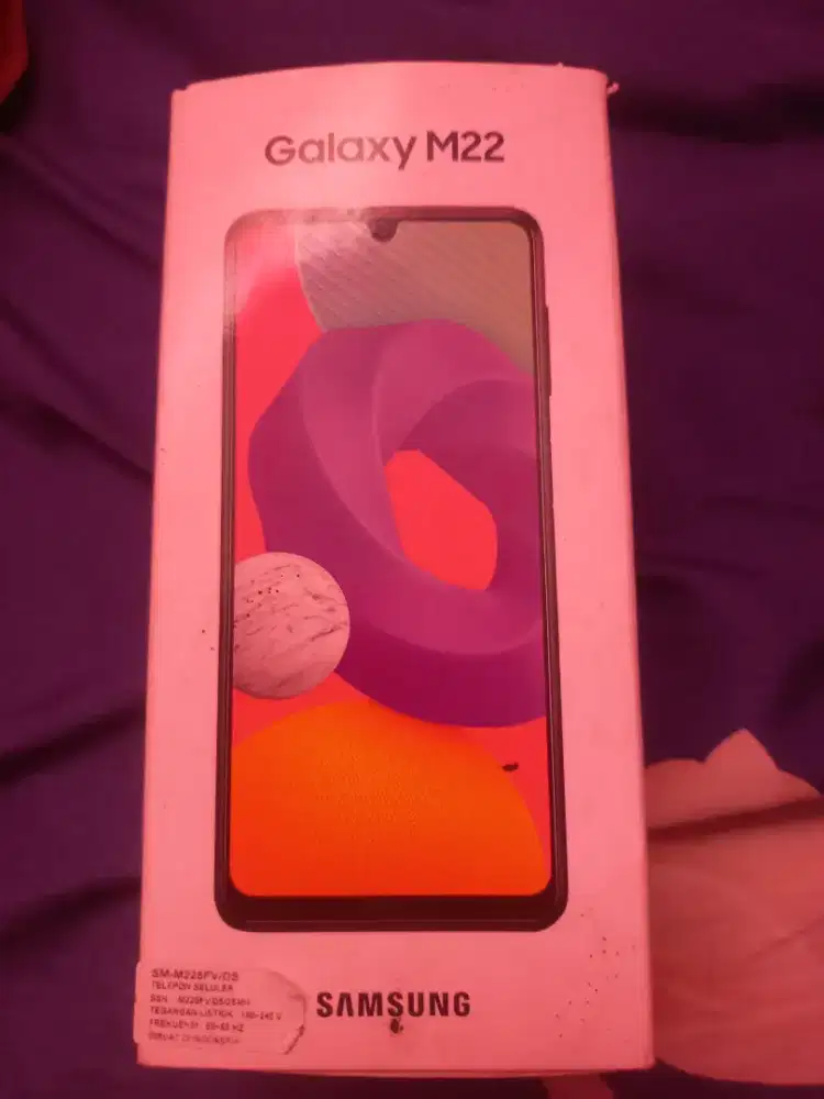 Samsung M22 Ram 6 + 6 / 128gb